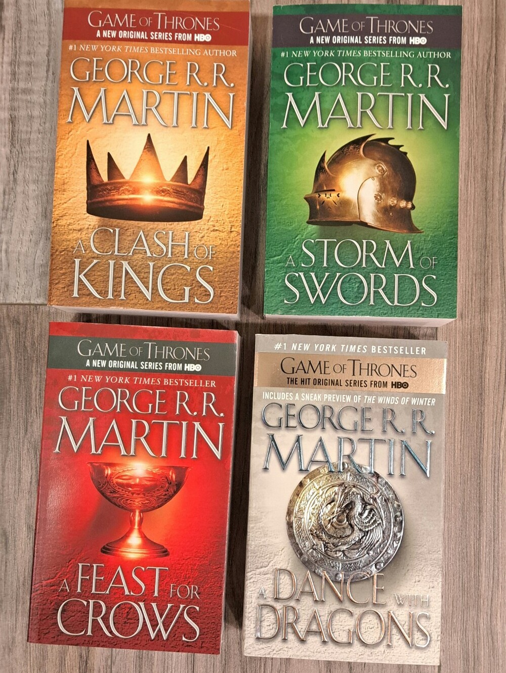 Song Of Ice And Fire (Game Of Thrones) - George R.R. Martin - 4 Book Set